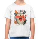 Hedgehog with Acorn Autumn Leaves Toddler T-shirt