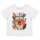 Hedgehog with Acorn Autumn Leaves Toddler T-shirt