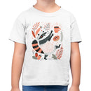 Toddler's Raccoon Coffee Donut T-shirt