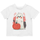 Halloween Ghost Pumpkin Toddler T-shirt