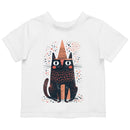 Whimsical Cat Witch Hat Toddler T-shirt