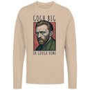 Gogh Big or Gough Home Pun Men's Long Sleeve Shirt
