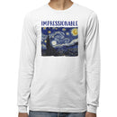 Impressionable Starry Night Men's Long Sleeve Shirt