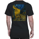 Men's T-shirt - Terrace Cat Cafe Starry Night Scene