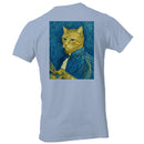 Painter Cat Portrait Van Gogh Style Men's T-shirt