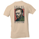 Gogh Big or Gough Home Pun Portrait Men's T-shirt