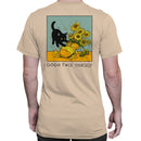 Cat Sunflower Smash Men's T-shirt