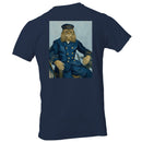 Postes Cat Officer Vintage Portrait Men's T-shirt