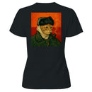 Cat Smoking Pipe Vintage Style Women's T-shirt