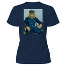 Women's T-shirt Postes Cat Officer Vintage Portrait