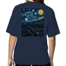 Paris Eiffel Tower Starry Night Women's T-shirt
