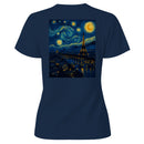 Paris Eiffel Tower Starry Night Women's T-shirt