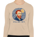 Van Gogh Parody Women's Long Sleeve T-Shirt