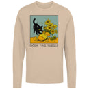 Cat Sunflower Smash Women's Long Sleeve T-Shirt
