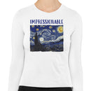 Starry Night Parody Art Women's Long Sleeve T-shirt