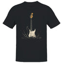 Electric Guitar Splash Retro Music Men's T-shirt