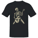Skeleton Playing Guitar Men's T-shirt