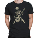 Skeleton Playing Guitar Men's T-shirt