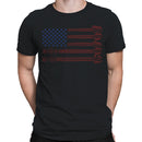 American Flag Guitar Picks Men's T-shirt