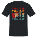 Turn It Up Electric Guitar Music Men's T-shirt