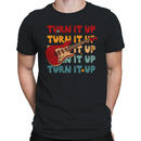 Turn It Up Electric Guitar Music Men's T-shirt