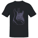 Distressed Electric Guitar Men's T-shirt