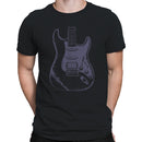 Distressed Electric Guitar Men's T-shirt