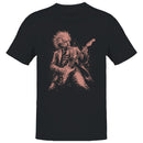 Scientist Playing Electric Guitar Men's T-shirt