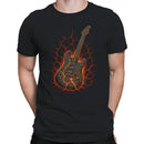 Lava Rock Electric Guitar Men's T-shirt
