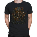 Skeleton Metal Band Grim Reaper Men's T-shirt