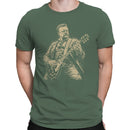 Vintage Rock and Roll Guitar Player Men's T-shirt