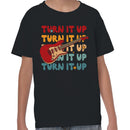 Turn It Up Retro Electric Guitar Youth's T-shirt