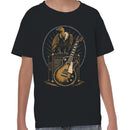 Vulture with Electric Guitar Youth's T-shirt