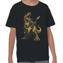 T-Rex Playing Electric Guitar Youth T-Shirt
