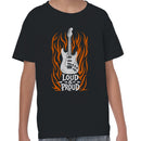 Youth's Electric Guitar Flames T-shirt
