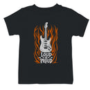 Youth's Electric Guitar Flames T-shirt