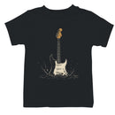 Electric Guitar Splash Retro Youth T-shirt