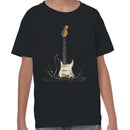 Electric Guitar Splash Retro Youth T-shirt