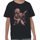 Youth's T-shirt with Scientist Playing Electric Guitar