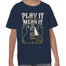 Youth's T-shirt - Play It Like You Mean It Guitar