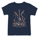 Youth's Electric Guitar Skulls Lightning T-shirt