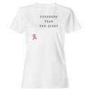 Stronger Than The Fight Pink Ribbon Women's T-shirt