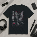 MOTHMAN Red Eyes Cryptid Anatomy Men's T-shirt
