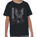 MOTHMAN Red Eyes Cryptid Anatomy Youth T-shirt