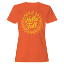 Hello Fall Leaf Wreath Women's T-shirt
