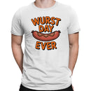 Wurst Day Ever Funny Sausage Pun Men's T-shirt