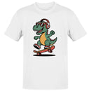 Dinosaur Skater Headphones Men's T-shirt