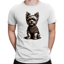 Yorkshire Terrier Sweater Illustration Men's T-shirt