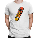 Lightning Bolt Flame Skateboard Men's T-shirt