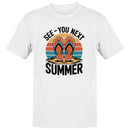 Men's T-shirt - See You Next Summer Retro Flip Flops